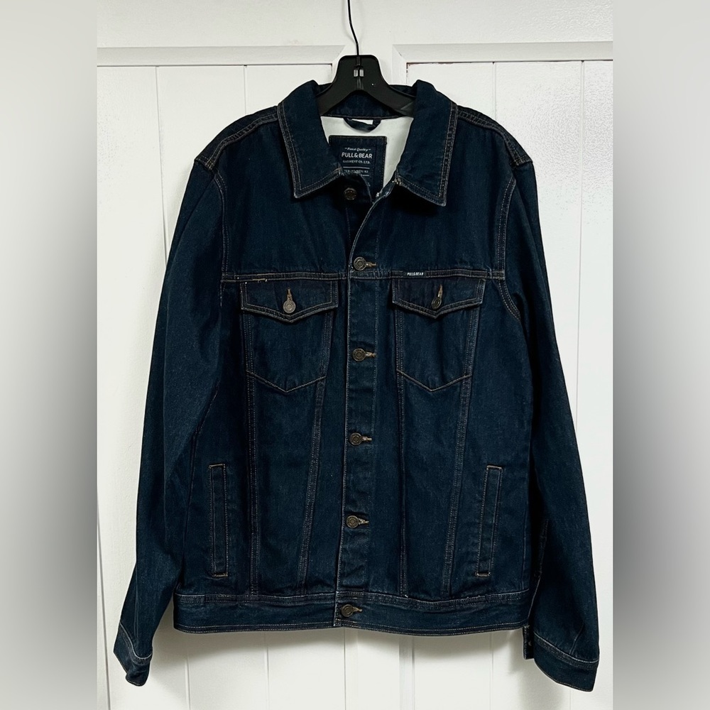 Pull&Bear Vintage Style Denim Jacket XL